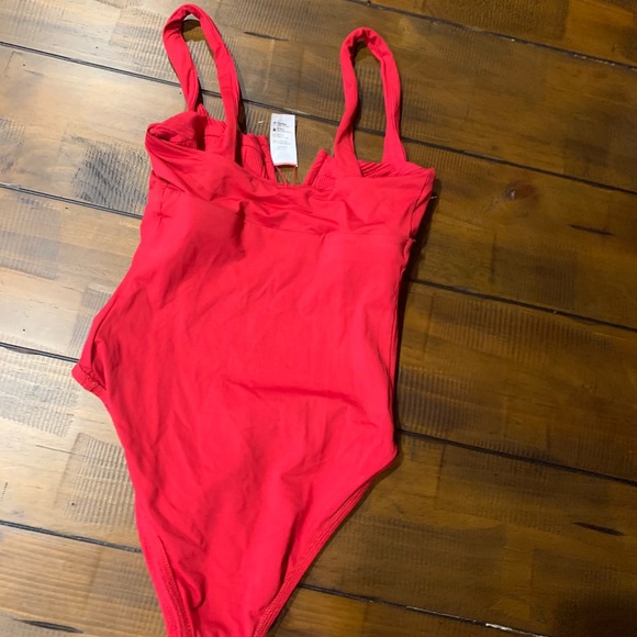L Space Pointelle Rib Cha Cha Swimsuit 4